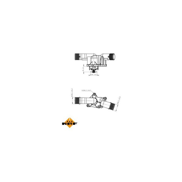 Termostat, kylvätska Nrf 725050 NRF