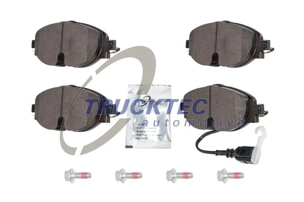 Bromsbeläggsats, Framaxel Trucktec automotive 07.35.257 TRUCKTEC AUTOMOTIVE
