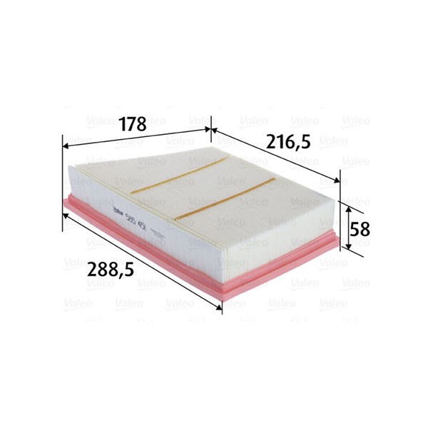 Luftfilter Valeo 585451 VALEO