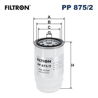 Bränslefilter Filtron PP 875/2 FILTRON