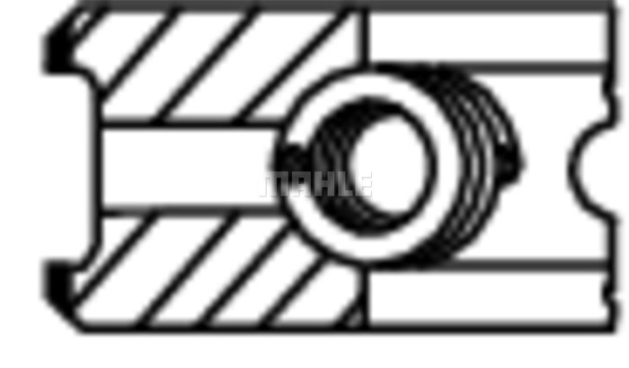 Kolvringar, kit Mahle 007 RS 00153 0N0 MAHLE