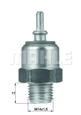 Temperaturswitch, kylarfläkt Mahle Behr TSW 43D MAHLE
