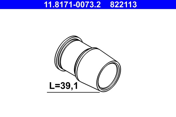 Styrhylsa, bromsok, Framaxel Ate 11.8171-0073.2 ATE