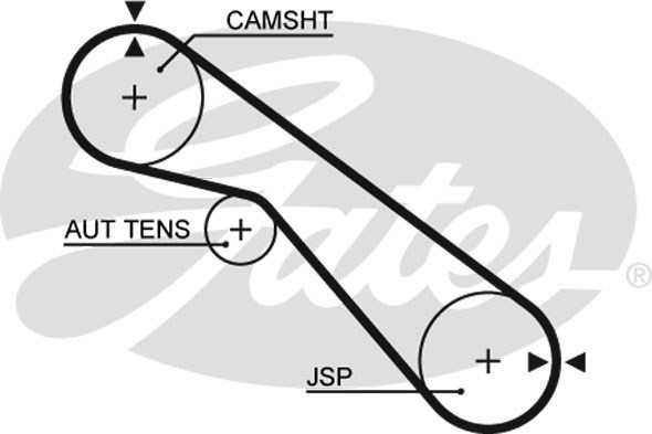 Kamremskit Gates Fleetrunner⢠K015405XS Gates Kamremskit Gates Fleetrunner⢠K015405XS Gates