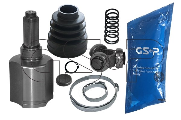 Drivknut, på växellådssidan, framaxel vänster Gsp 610043 GSP