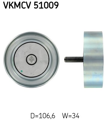 Styrrulle, drivrem Skf VKMCV 51009 SKF