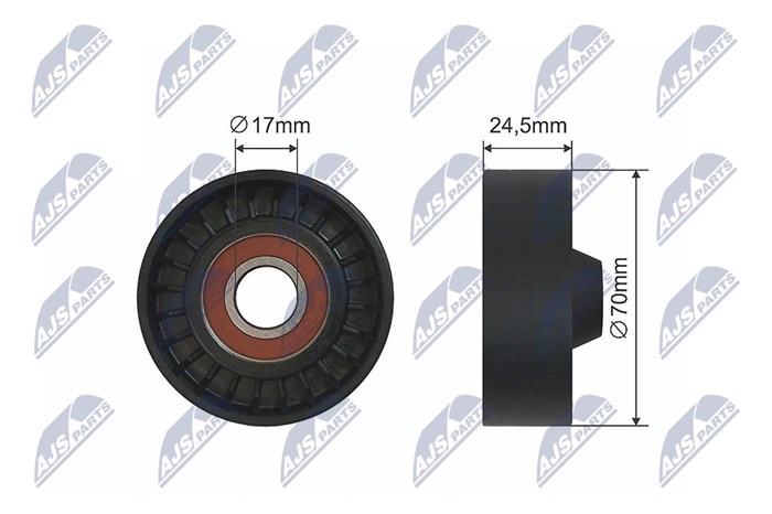 Styrrulle, drivrem/kilrem Nty RNK-AR-012 NTY