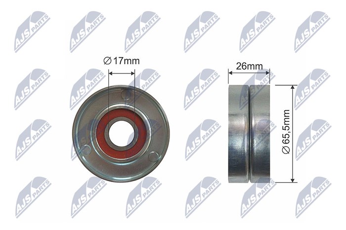 Styrrulle, drivrem/kilrem Nty RNK-AU-049 NTY