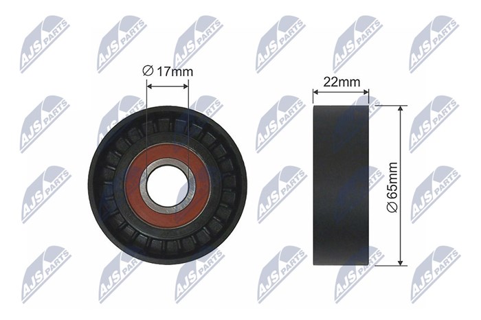 Styrrulle, drivrem/kilrem Nty RNK-AU-055 NTY