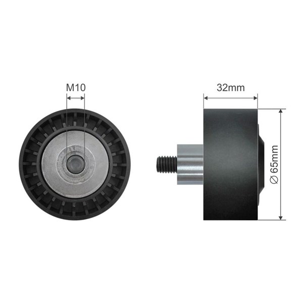 Styrrulle, drivrem/kilrem Nty RNK-BM-021 NTY