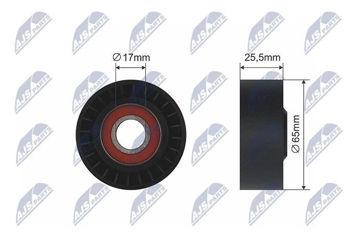 Spännrulle, kilrem/drivrem Nty RNK-CH-031 NTY Spännrulle, kilrem/drivrem Nty RNK-CH-031 NTY