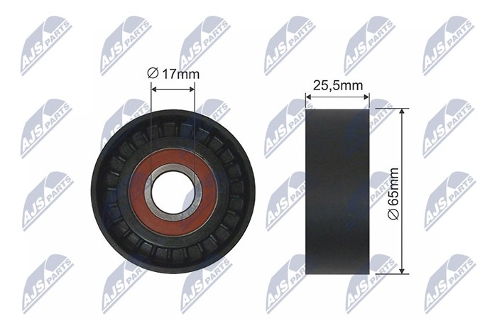 Spännrulle, kilrem/drivrem Nty RNK-CT-038 NTY