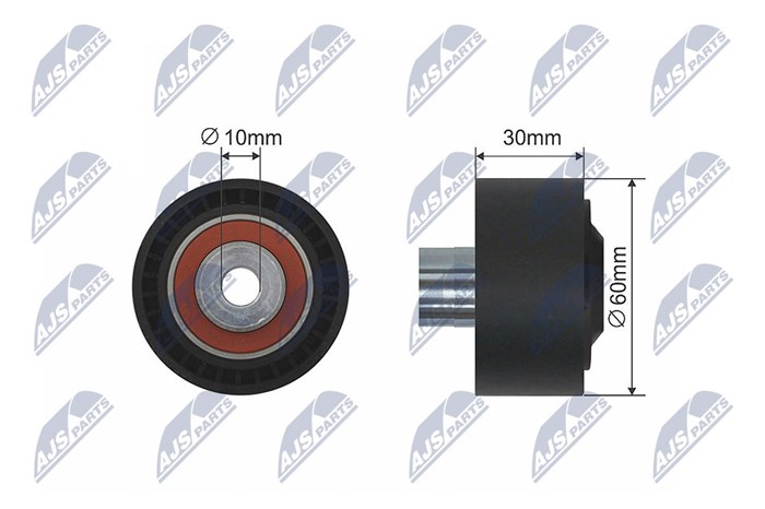 Spännrulle, kilrem/drivrem Nty RNK-CT-040 NTY