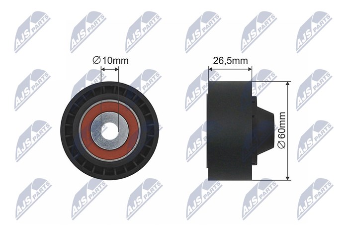 Spännrulle, kilrem/drivrem Nty RNK-CT-043 NTY