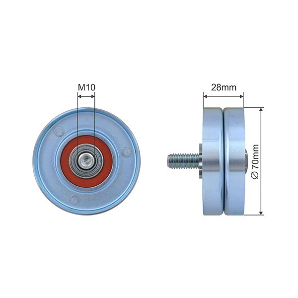 Spännrulle, Drivrem Nty RNK-CT-055 NTY