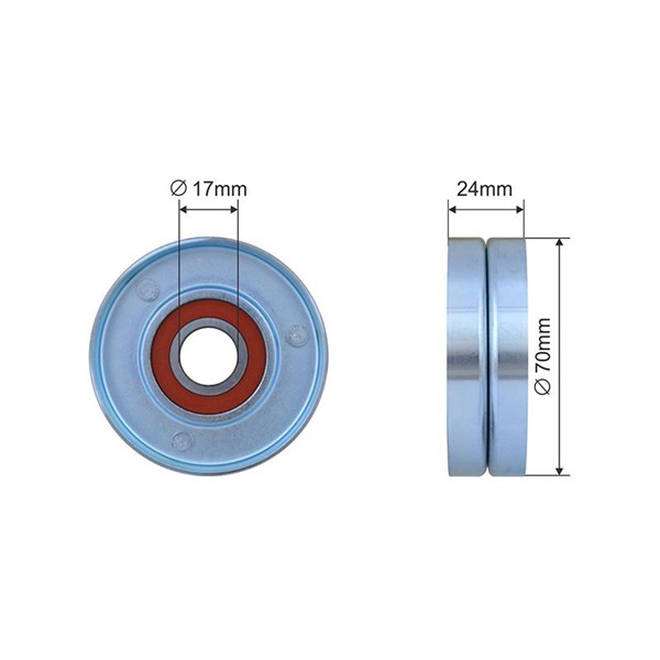 Spännrulle, kilrem/drivrem Nty RNK-LR-011 NTY Spännrulle, kilrem/drivrem Nty RNK-LR-011 NTY