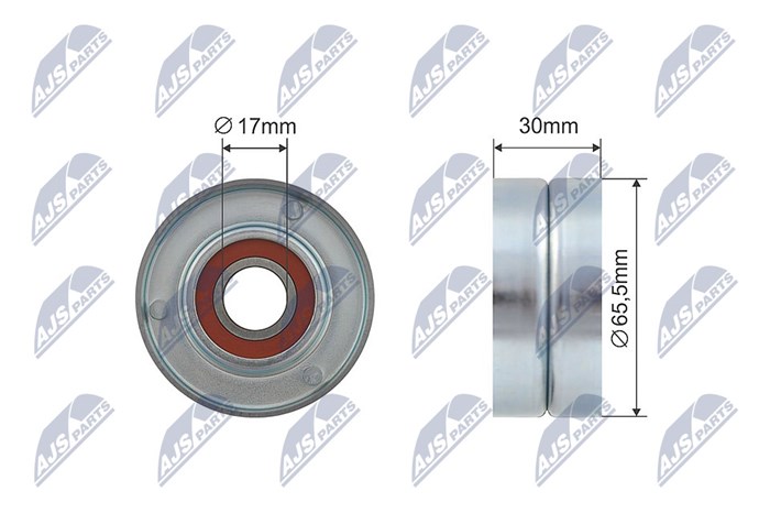 Spännrulle, kilrem/drivrem Nty RNK-ME-037 NTY Spännrulle, kilrem/drivrem Nty RNK-ME-037 NTY