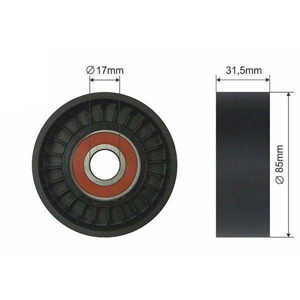 Spännrulle, Drivrem Nty RNK-NS-039 NTY