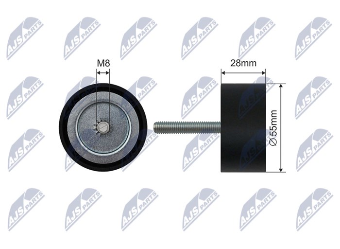 Spännrulle, Drivrem Nty RNK-PL-030 NTY