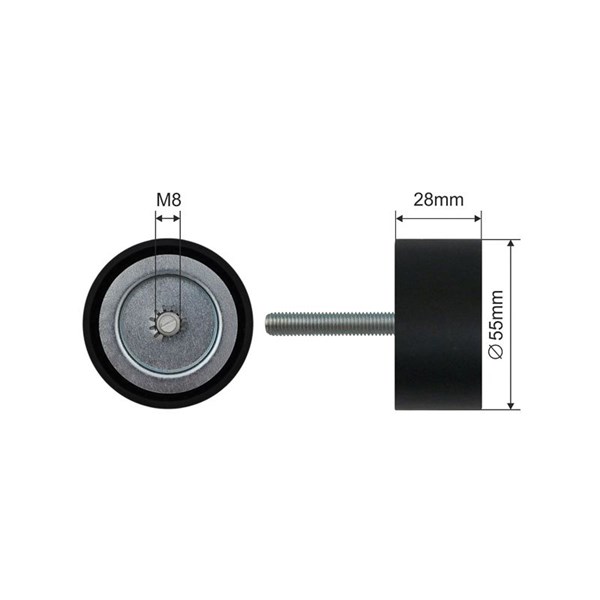 Spännrulle, Drivrem Nty RNK-PL-030 NTY
