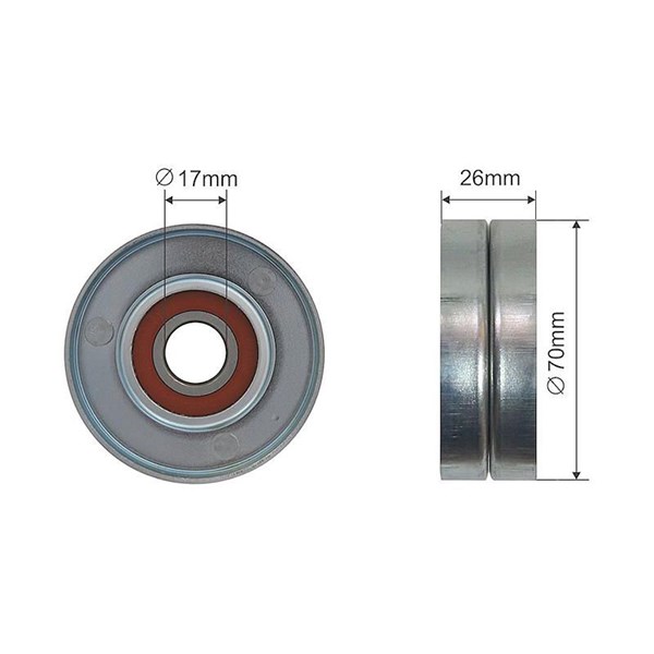 Spännrulle, Drivrem Nty RNK-PL-031 NTY