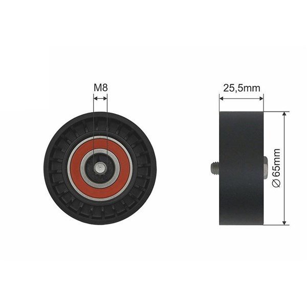 Spännrulle, Drivrem Nty RNK-PL-033 NTY
