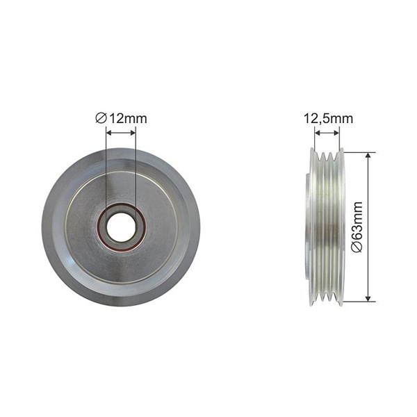 Styrrulle, drivrem Nty RNK-TY-034 NTY