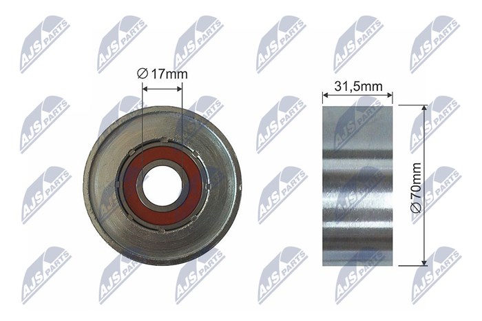 Styrrulle, drivrem Nty RNK-TY-035 NTY