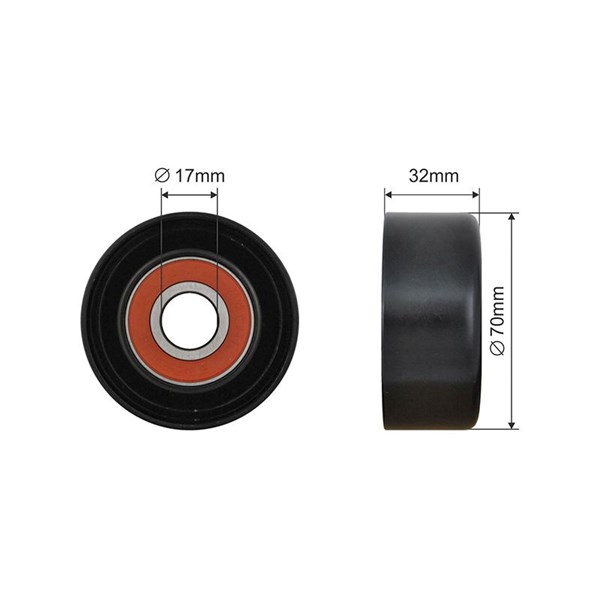 Styrrulle, drivrem Nty RNK-TY-035 NTY