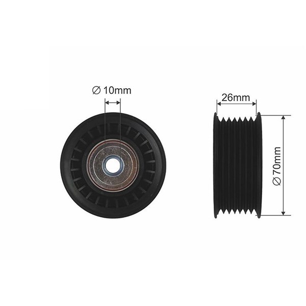 Styrrulle, drivrem Nty RRK-MS-010 NTY