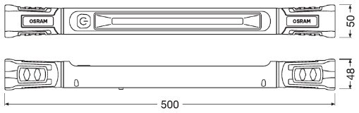 Handlampa, Universal 7,4V Osram Led inspection lights LEDIL407 OSRAM