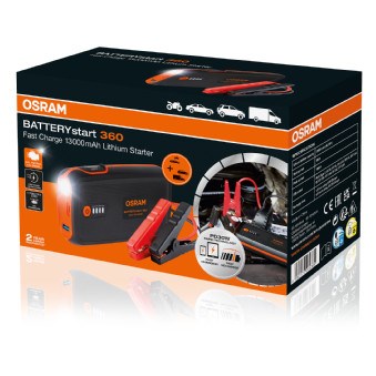 Batteri-starthjälp, Universal Osram OBSL360 OSRAM Batteri-starthjälp, Universal Osram OBSL360 OSRAM