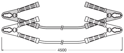 Elkoppelskabel, Universal Osram Starter cable 900a OSC350A OSRAM