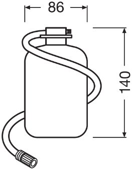 Tätningsmedel, däck-tätningssats, Universal OSRAM