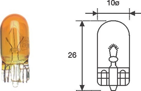 Glödlampa MAGNETI MARELLI Wy5w W2,1x9,5d Magneti marelli 00205180 MAGNETI MARELLI