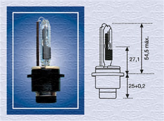 Xenonlampa MAGNETI MARELLI D2r P32d-3 Magneti marelli 00254210000 MAGNETI MARELLI