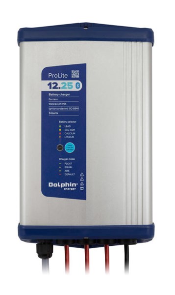 Batteriladdare för marint bruk, Prolite: 12 V / 25 A, Universal