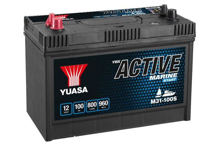 Startbatteri Yuasa marin : 12 V / 100 Ah, Universal YUASA