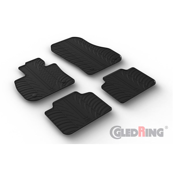 Gummimattor BMW X1 (U11) 2022- , Fram eller bak GledRing