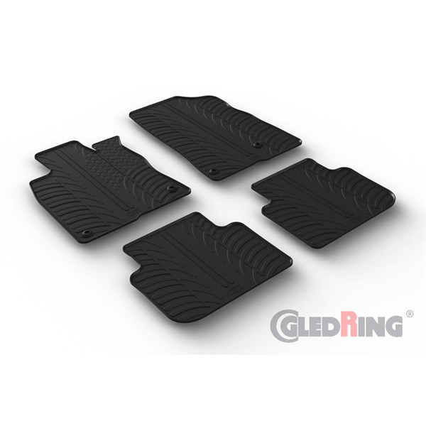 Gummimattor Honda Civic XI HB e:HEV 2022- , Fram eller bak Gledri GledRing Gummimattor Honda Civic XI HB e:HEV 2022- , Fram eller bak Gledri GledRing