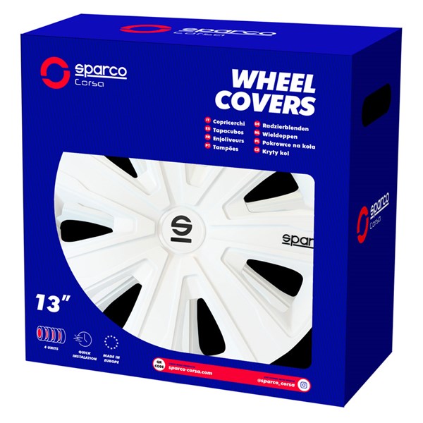 Hjulsidor/ Navkapslar, Universal Sparco SP 1481WH Hjulsidor/ Navkapslar, Universal Sparco SP 1481WH