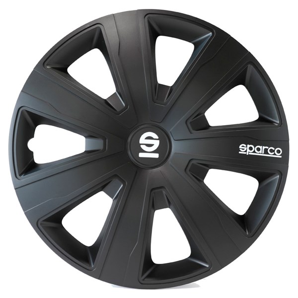 Hjulsidor/ Navkapslar, Universal Sparco SP 1681BK