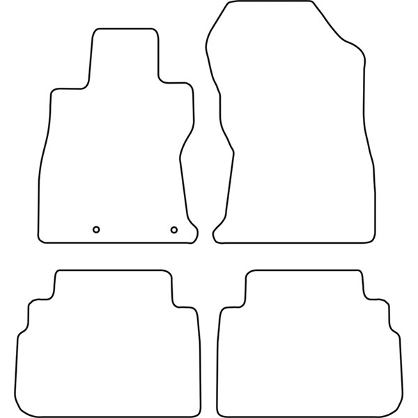 Textilmatta, kupé, Fram eller bak Autostyle TM SB526 AutoStyle
