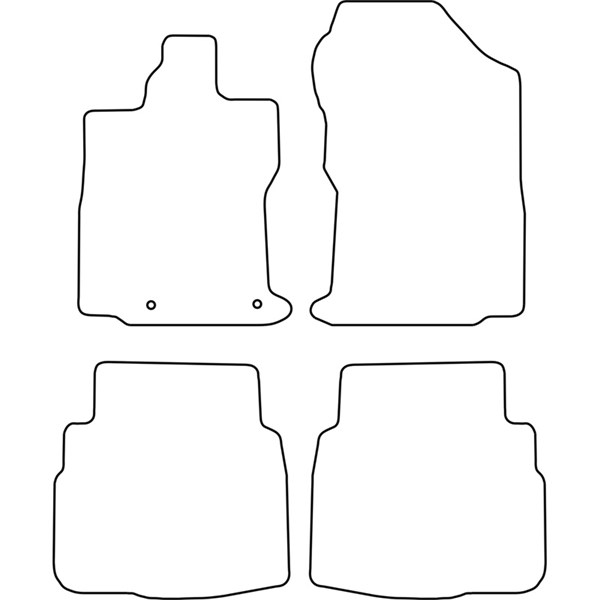 Textilmatta, kupé, Fram eller bak Autostyle TM SB527V AutoStyle