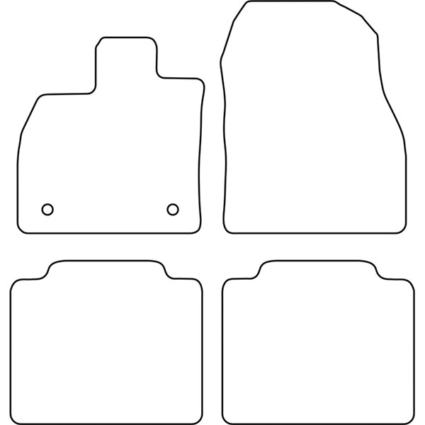 Textilmatta, kupé, Fram eller bak Autostyle TM TO569V AutoStyle Textilmatta, kupé, Fram eller bak Autostyle TM TO569V AutoStyle
