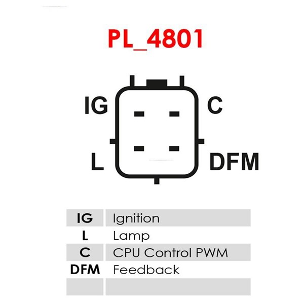 Generatorregulator 12V As-pl ARE5059 AS-PL