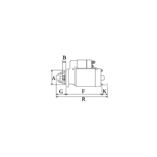 Startmotor 12V Hc-cargo 116282 HC-Cargo