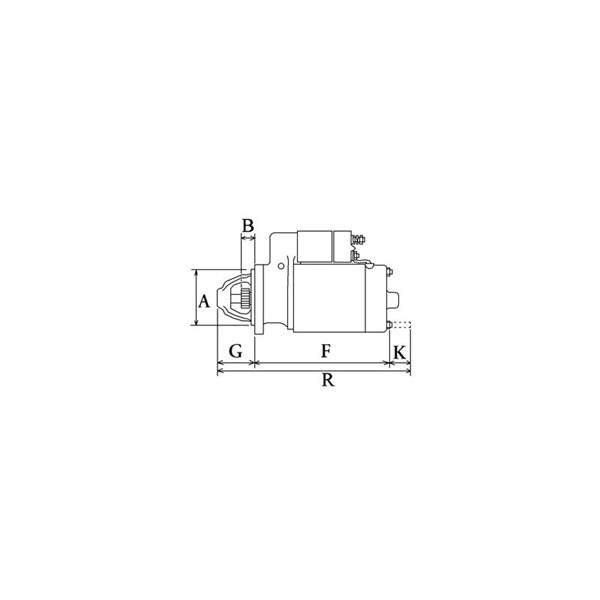 Startmotor 12V Hc-cargo 116418 HC-Cargo