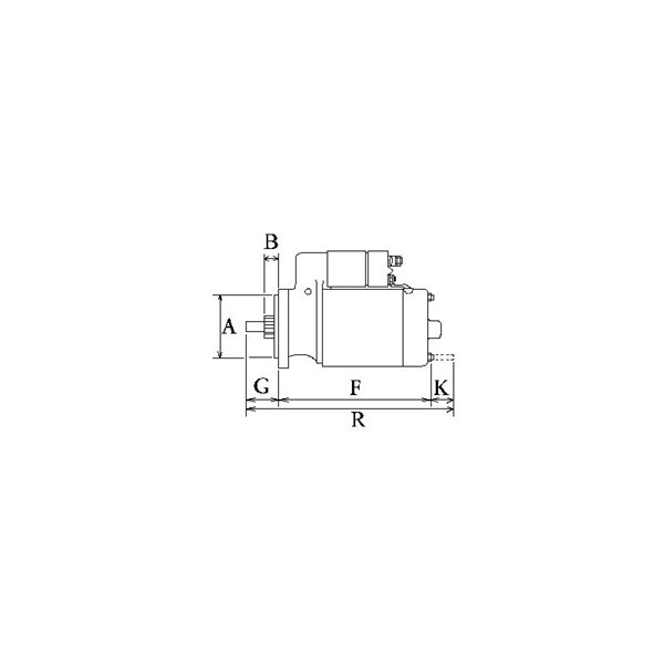 Startmotor 12V Hc-cargo 116571 HC-Cargo
