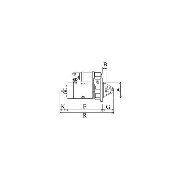 Startmotor 12V Hc-cargo 116682 HC-Cargo